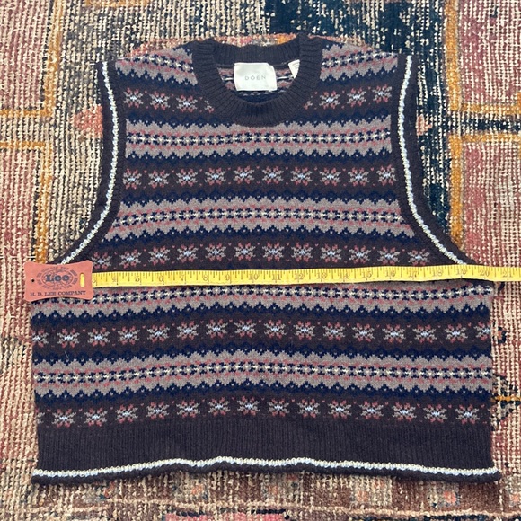 DÔEN Aniene Fair Isle Vest - Picture 4 of 5